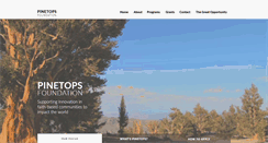 Desktop Screenshot of pinetops.org